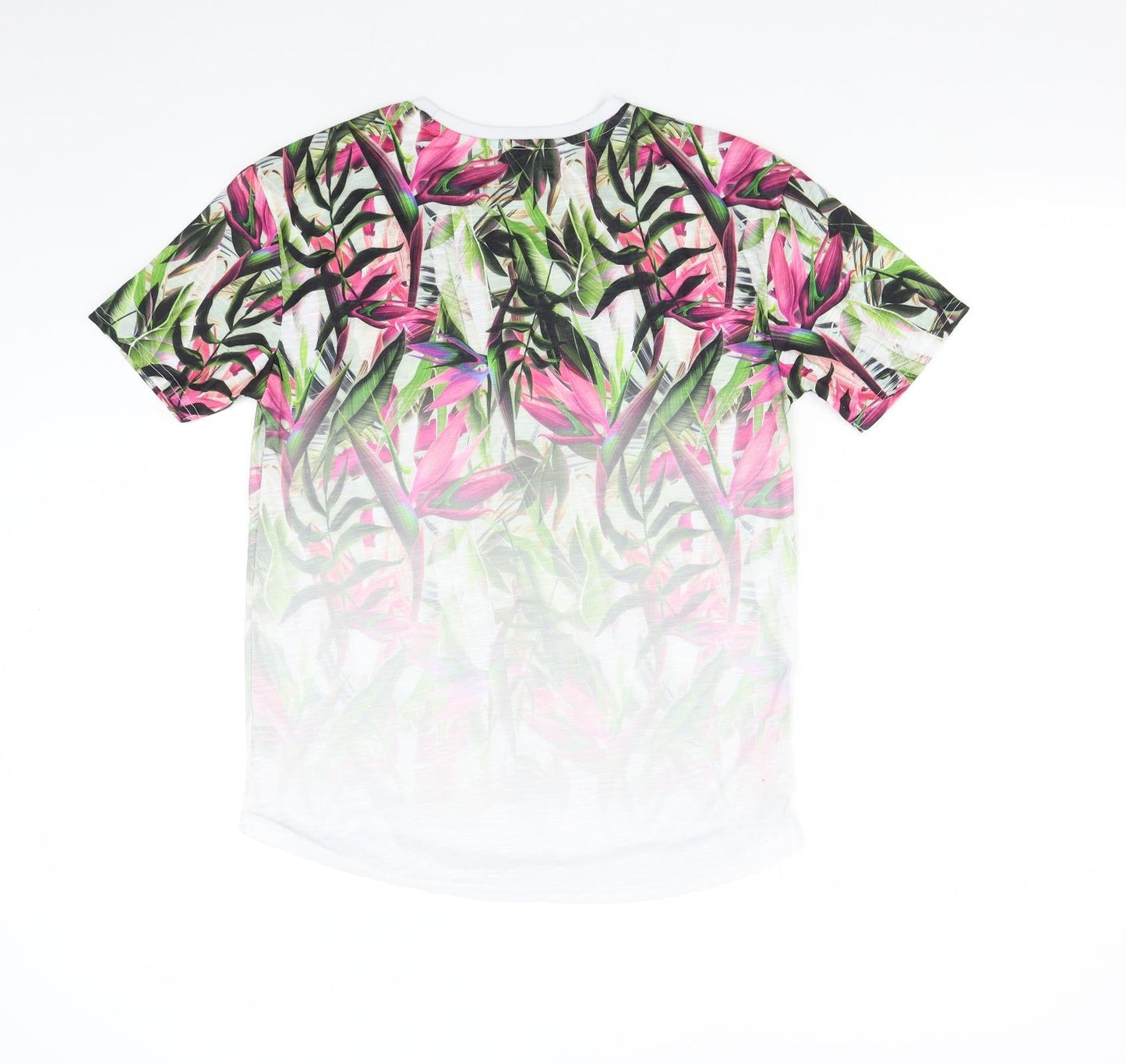 Primark Mens Multicoloured Floral   T-Shirt Size XS  - California