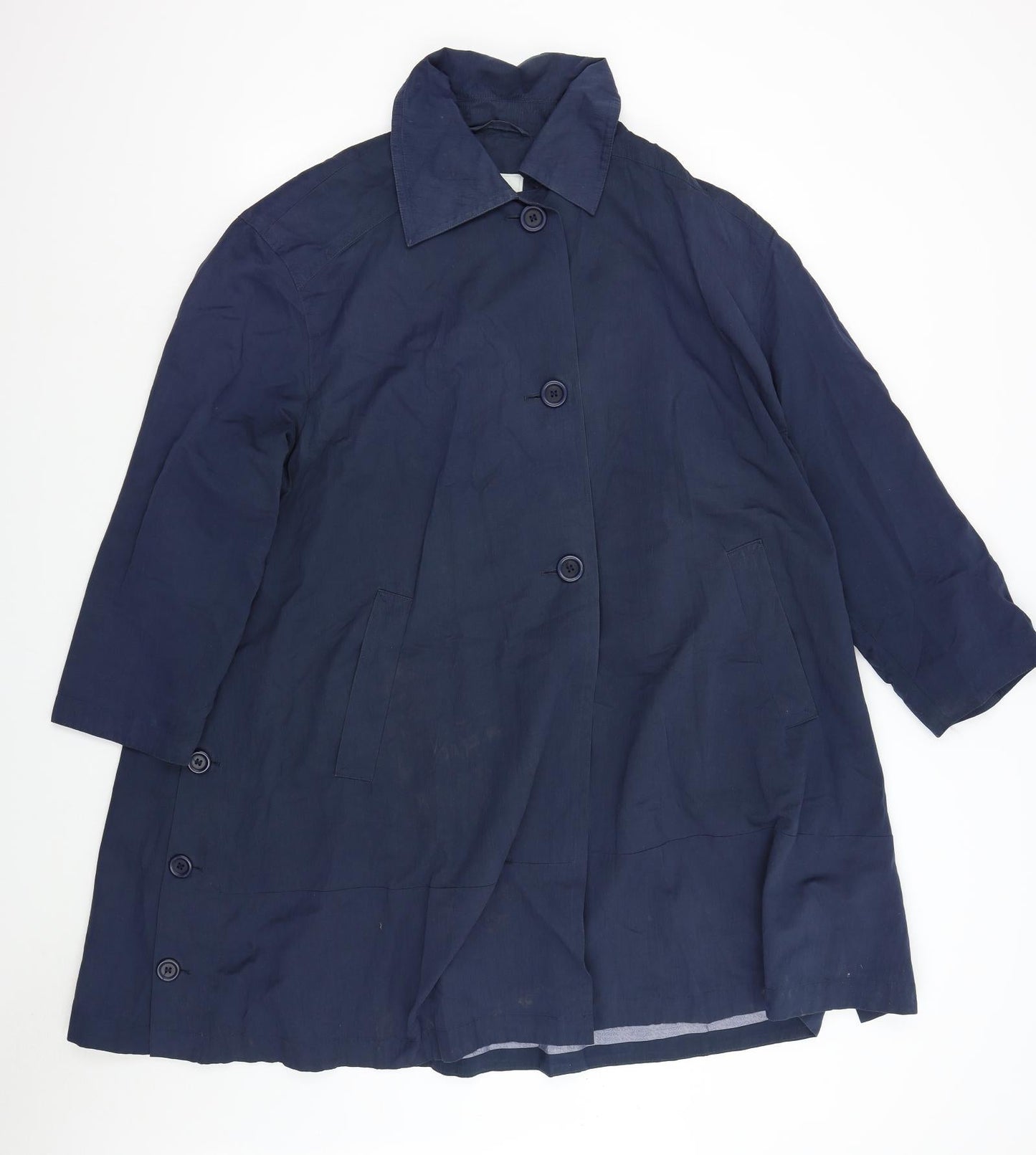 Womens UK Size 14 Gil Bret Blue Overcoat