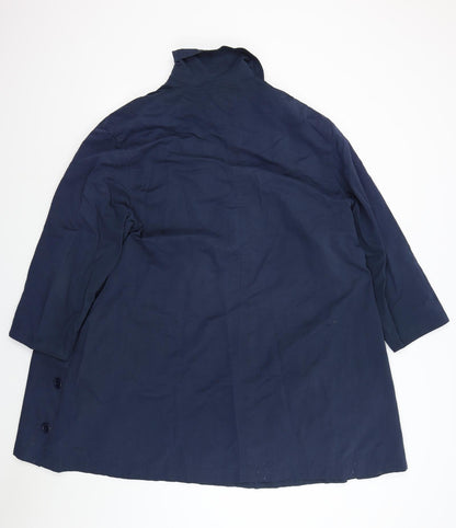 Womens UK Size 14 Gil Bret Blue Overcoat