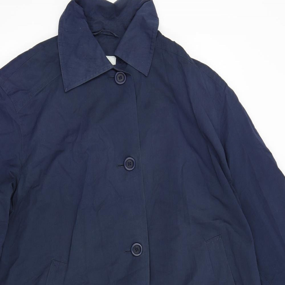 Womens UK Size 14 Gil Bret Blue Overcoat