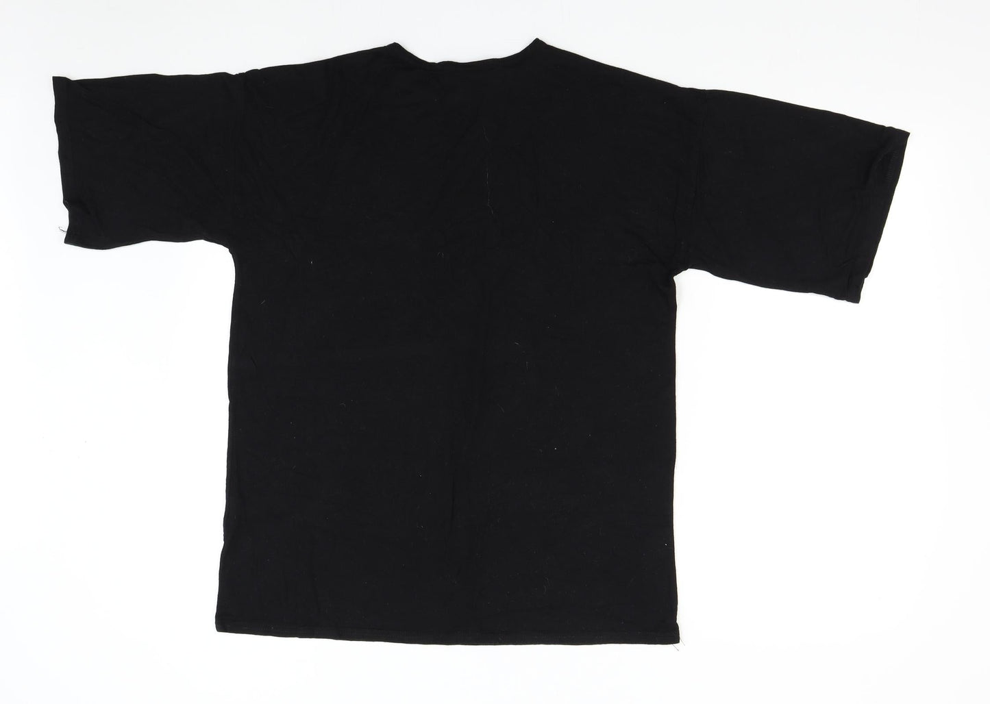 Womens UK Size 8 Missguided Black Basic T-Shirt