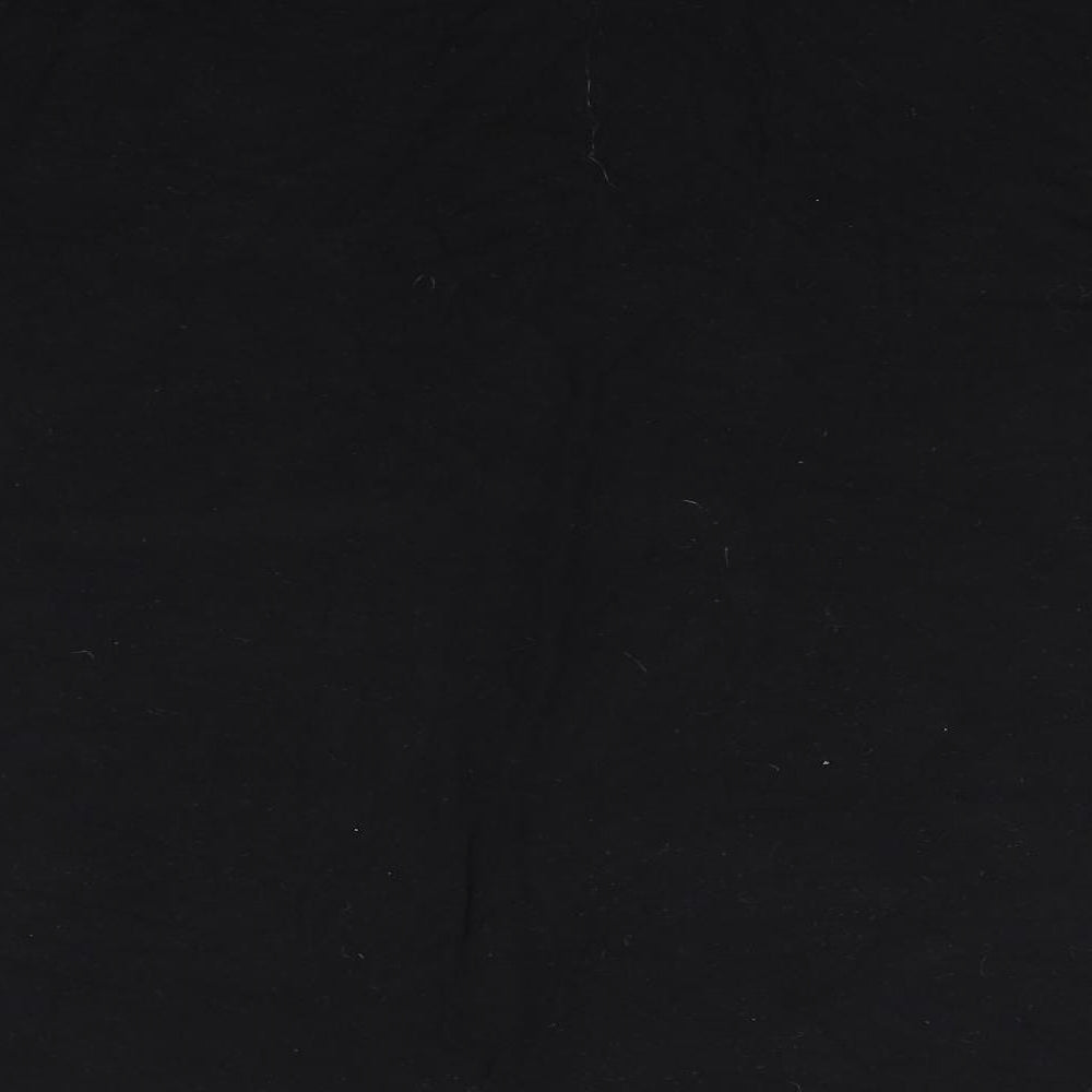 Womens UK Size 8 Missguided Black Basic T-Shirt
