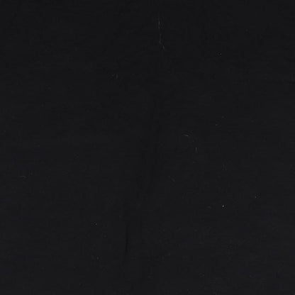 Womens UK Size 8 Missguided Black Basic T-Shirt
