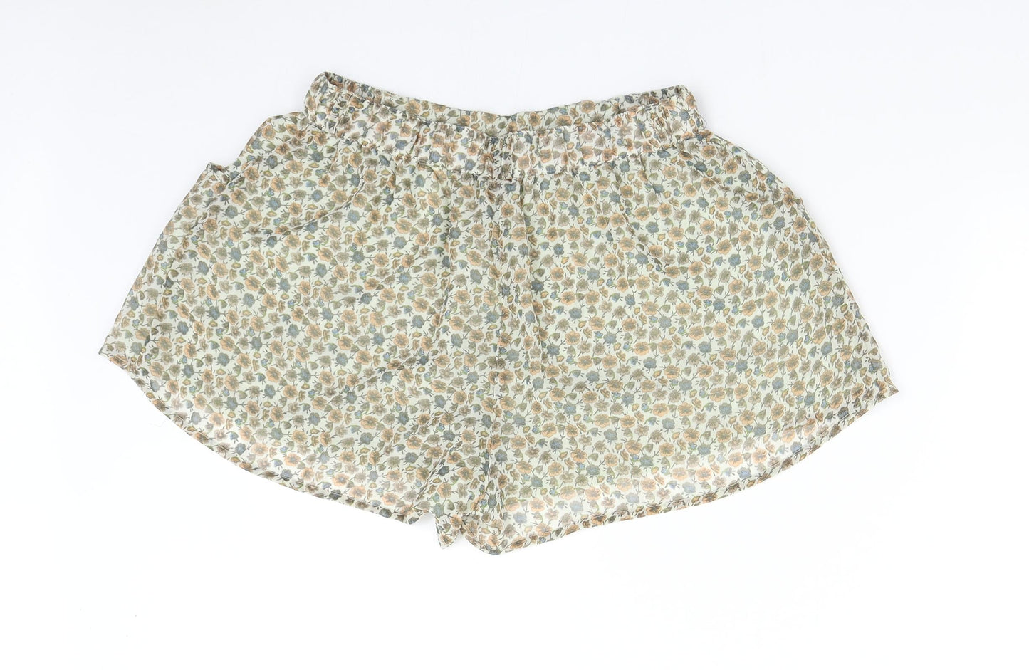 H&M Womens Multicoloured Floral  Hot Pants Shorts Size 10