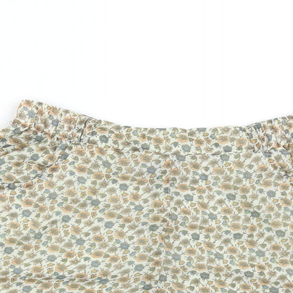 H&M Womens Multicoloured Floral  Hot Pants Shorts Size 10