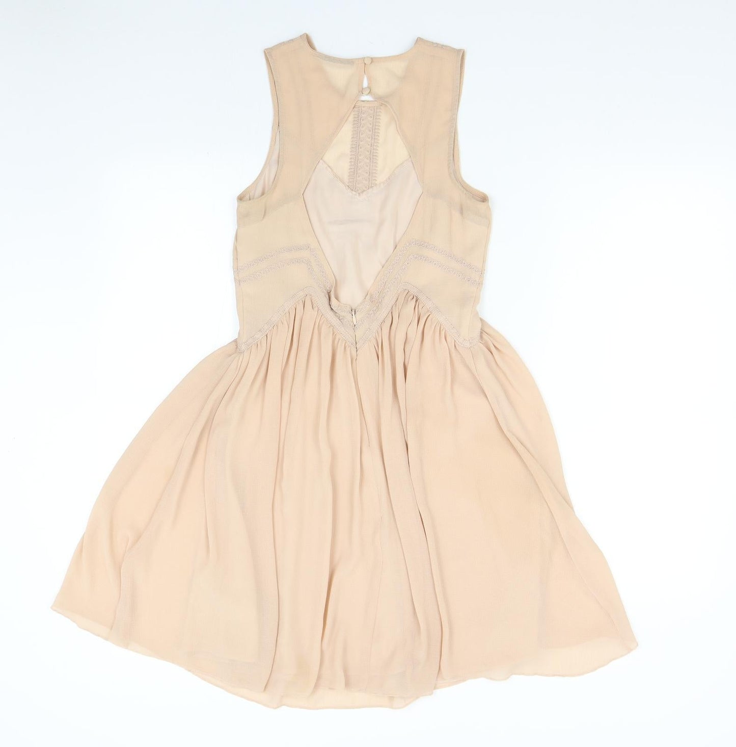 H&M Womens Pink   Fit & Flare  Size S