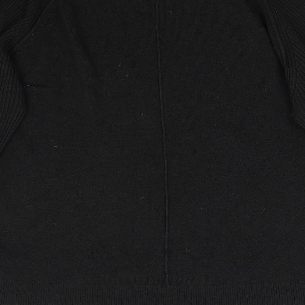 NEXT Mens Black  Knit Pullover Jumper Size M