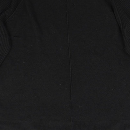 NEXT Mens Black  Knit Pullover Jumper Size M