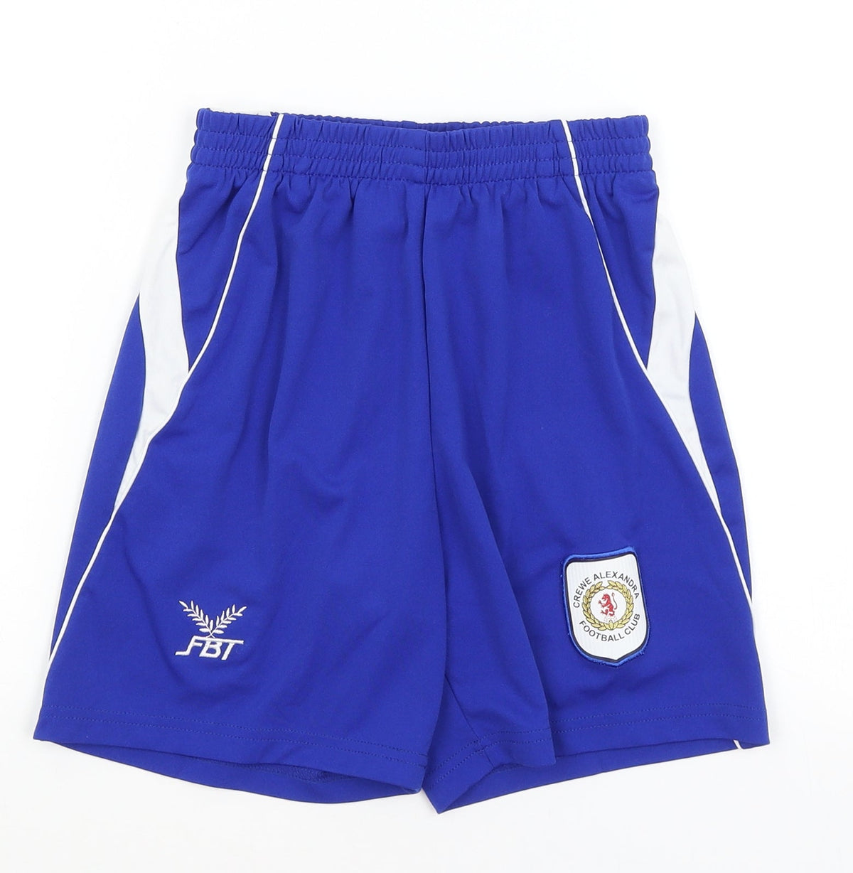 Additional front view of FB Sister boys’ blue bermuda shorts, size 10, years