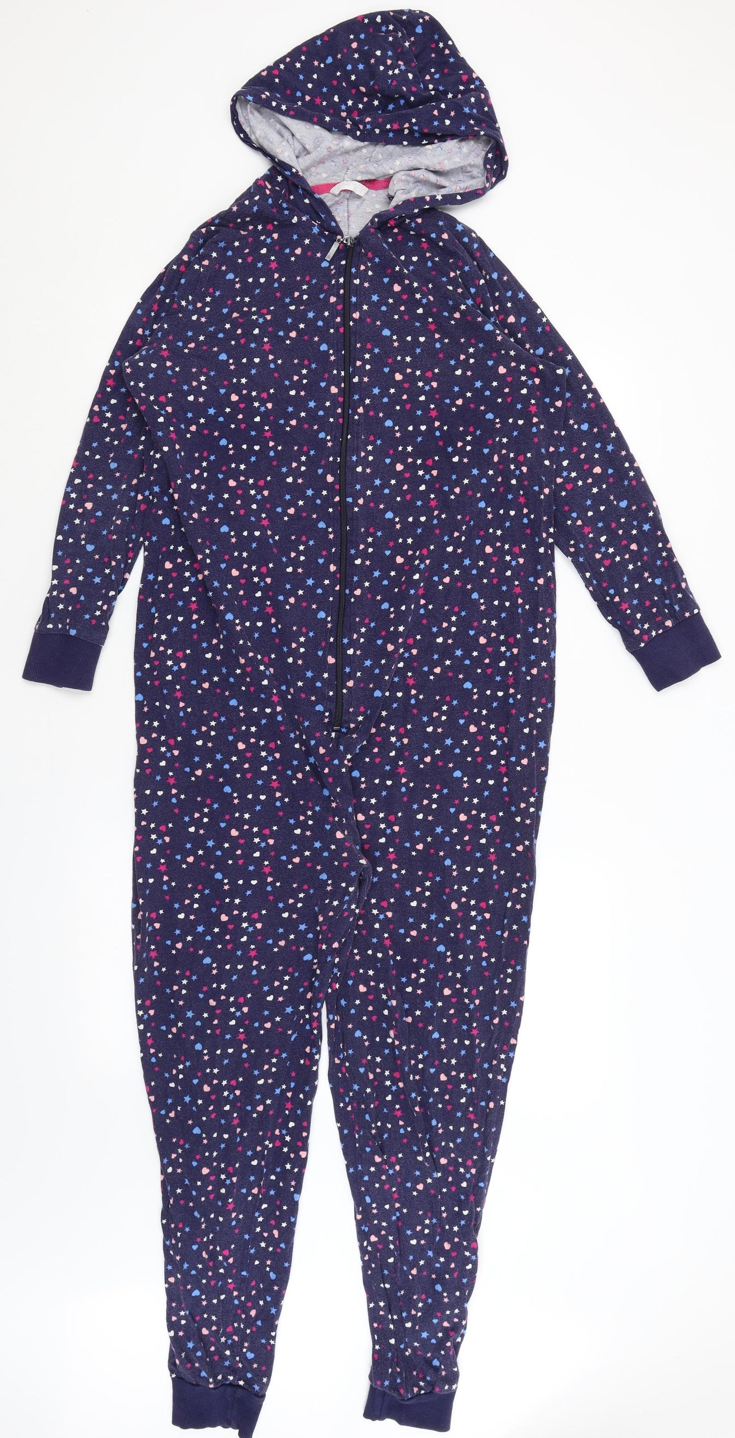 Matalan Womens Blue Solid  Top One Piece Size 12