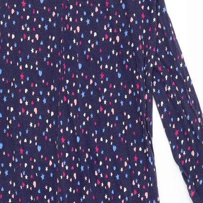 Matalan Womens Blue Solid  Top One Piece Size 12