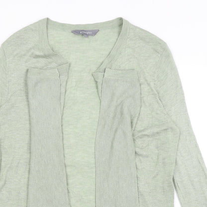 Womens UK Size 14 Principles Green Shrug Jumper