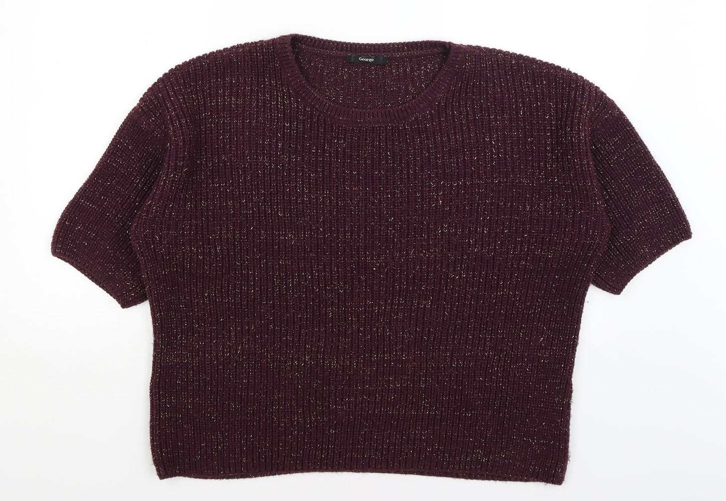 George Womens Red   Pullover Jumper Size 18