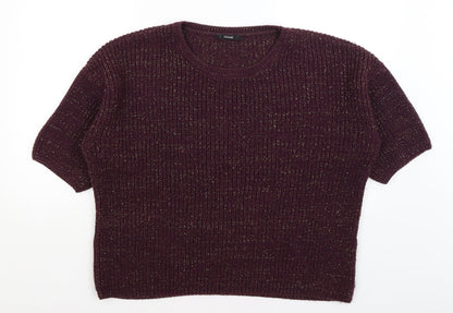 George Womens Red   Pullover Jumper Size 18