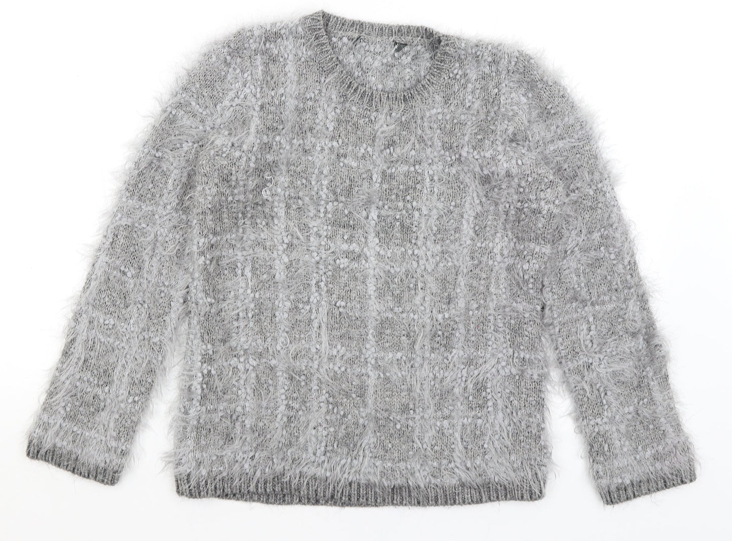 Womens UK Size 10 Bonmarche Grey Pullover Jumper
