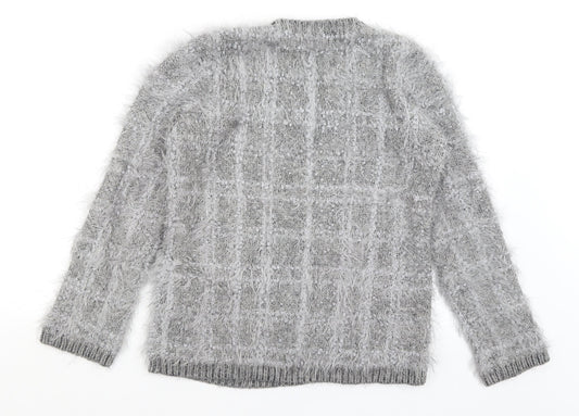 Womens UK Size 10 Bonmarche Grey Pullover Jumper