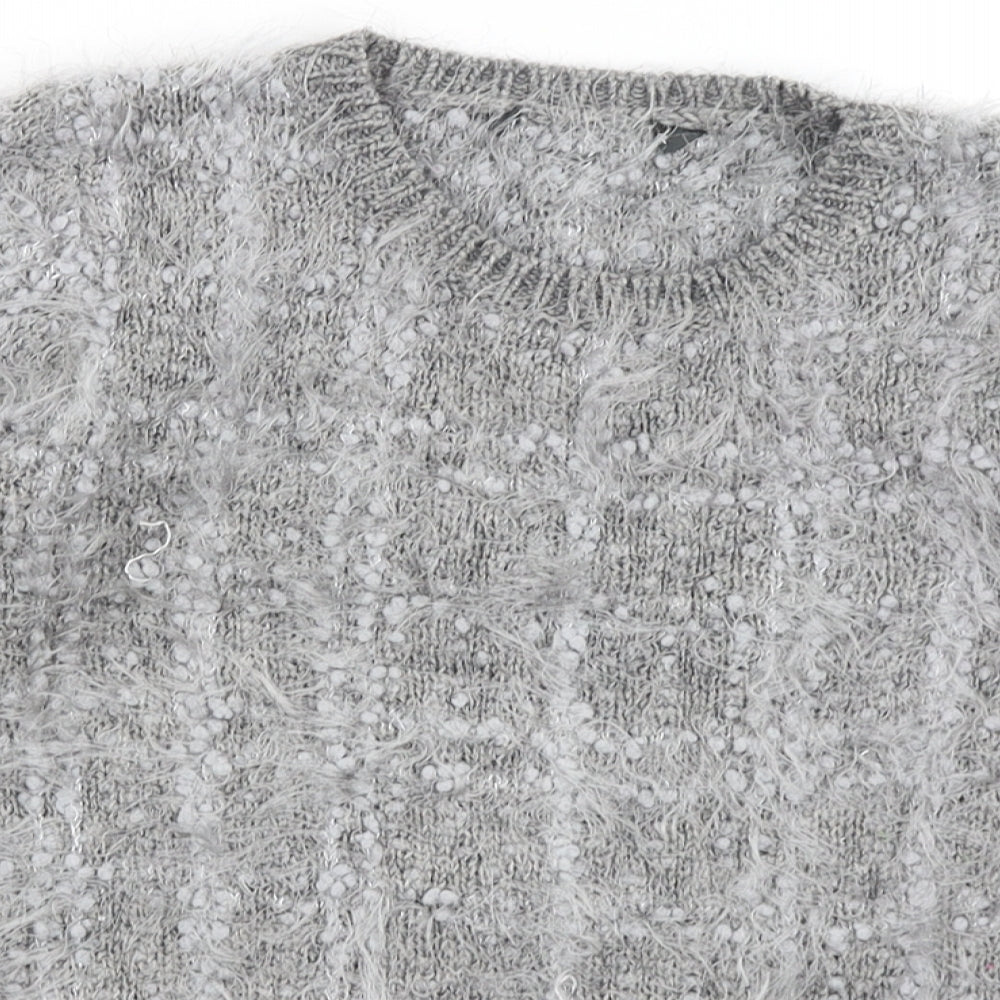 Womens UK Size 10 Bonmarche Grey Pullover Jumper