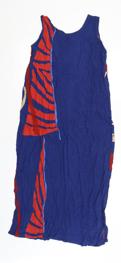 Jive Time Womens Blue   A-Line  Size M