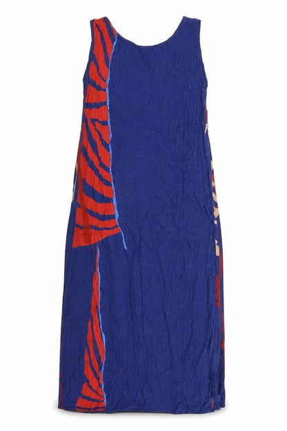 Front view of Jive Time women’s blue a-line, size M