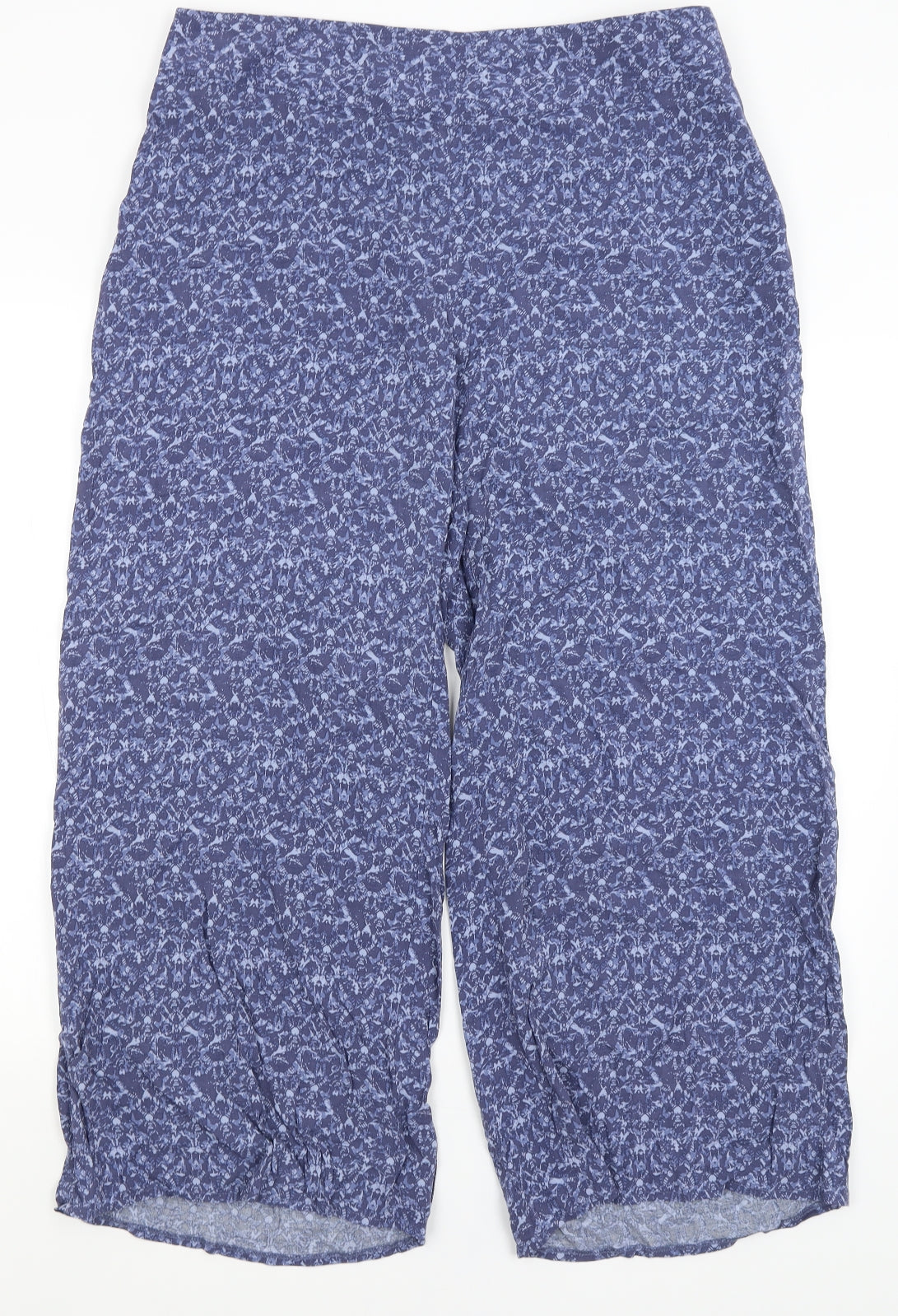 Womens UK Size 14 M&S Regular Fit  Blue Trousers