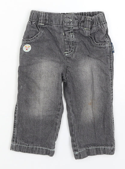 Disney Baby Grey   Capri Jeans Size 6-9 Months  - Tigger