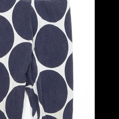 NEXT Baby Blue Polka Dot  Capri Trousers Size 12-18 Months