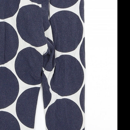 NEXT Baby Blue Polka Dot  Capri Trousers Size 12-18 Months