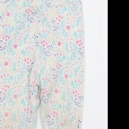 Sergeant Major Baby White Floral  Capri Trousers Size 18 Months