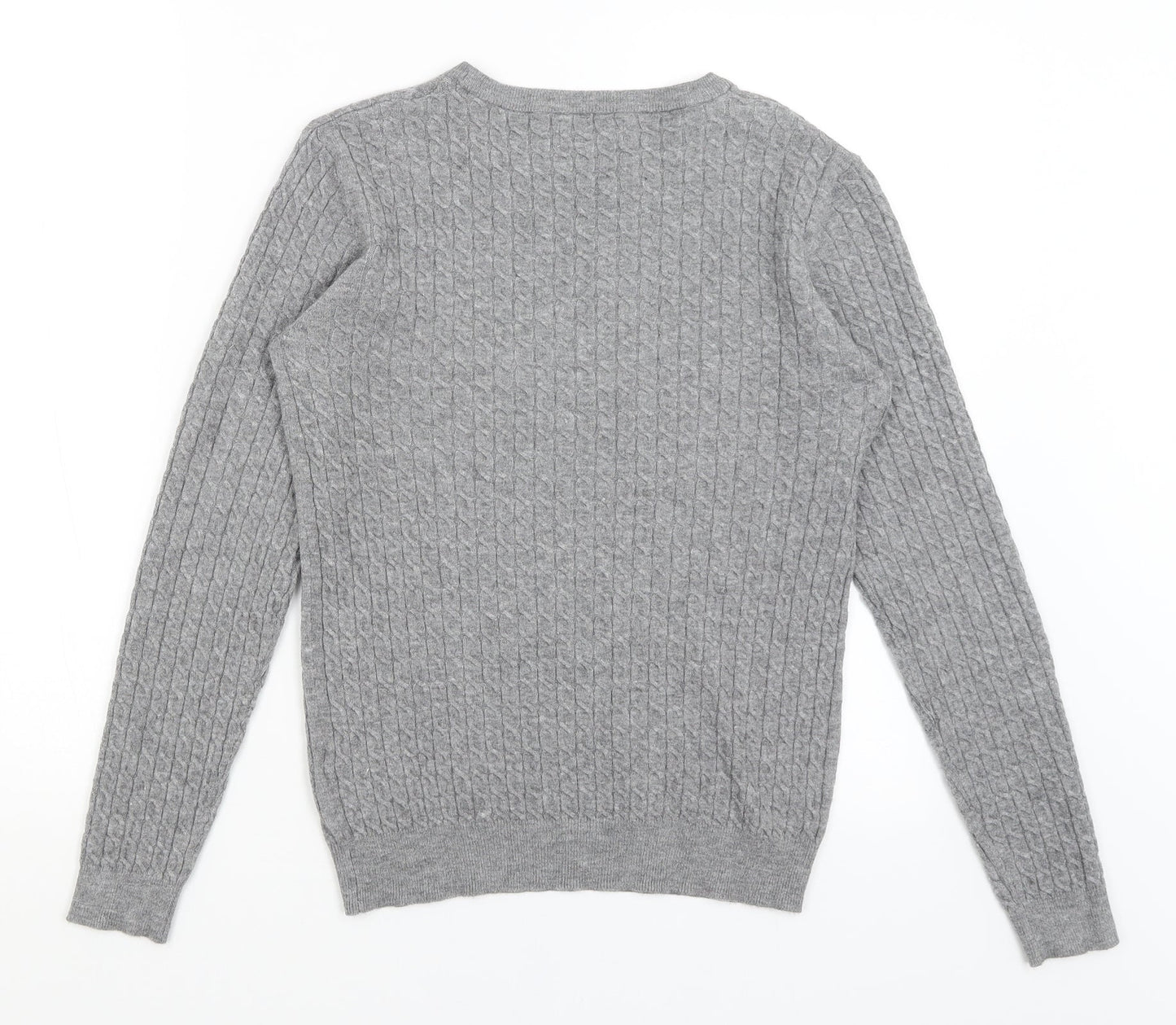 Womens UK Size 14 Papaya Grey Pullover Jumper
