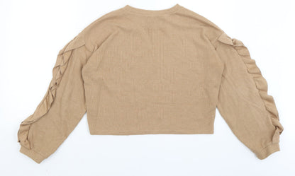 New Look Womens Brown   Pullover Jumper Size S