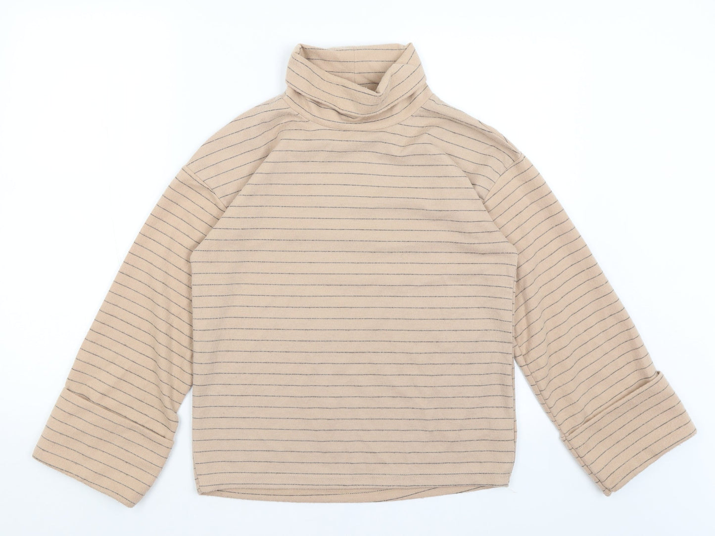 Primark Womens Brown Striped  Pullover Jumper Size XS