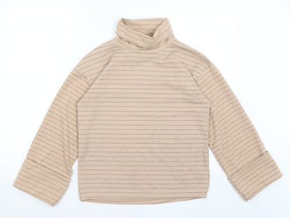 Primark Womens Brown Striped  Pullover Jumper Size XS