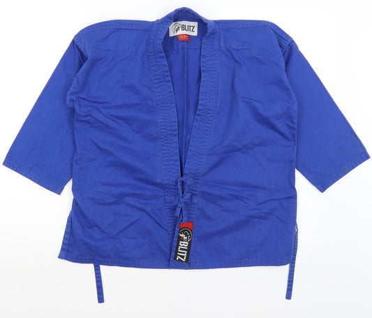 Blitz Boys Blue   Wrap Jumper Size 8 Years