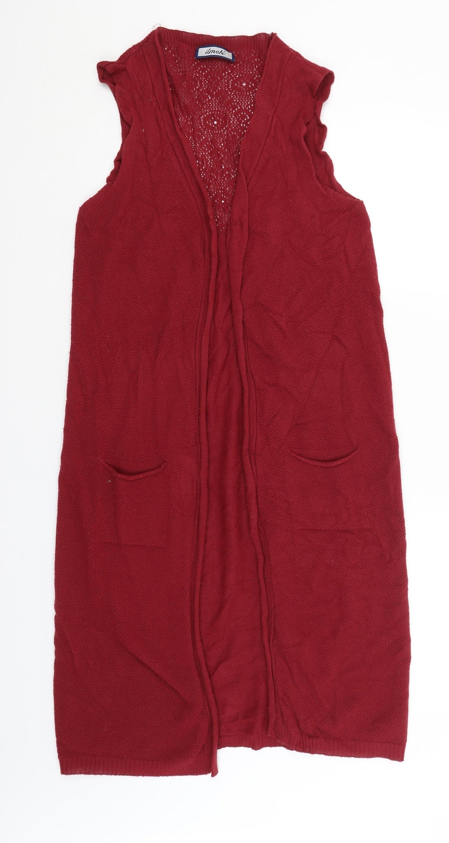 Ilmek Womens Red   Shrug Jumper Size S