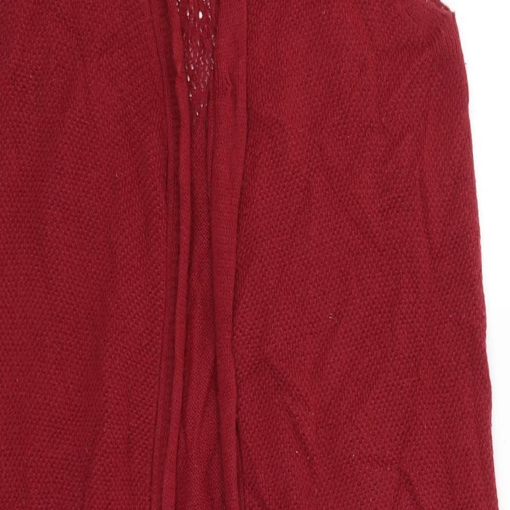 Ilmek Womens Red   Shrug Jumper Size S