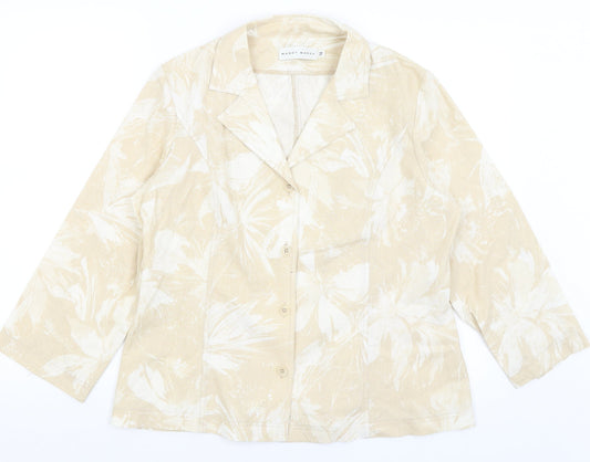 Womens UK Size 14 Mandy Marsh Beige Jacket