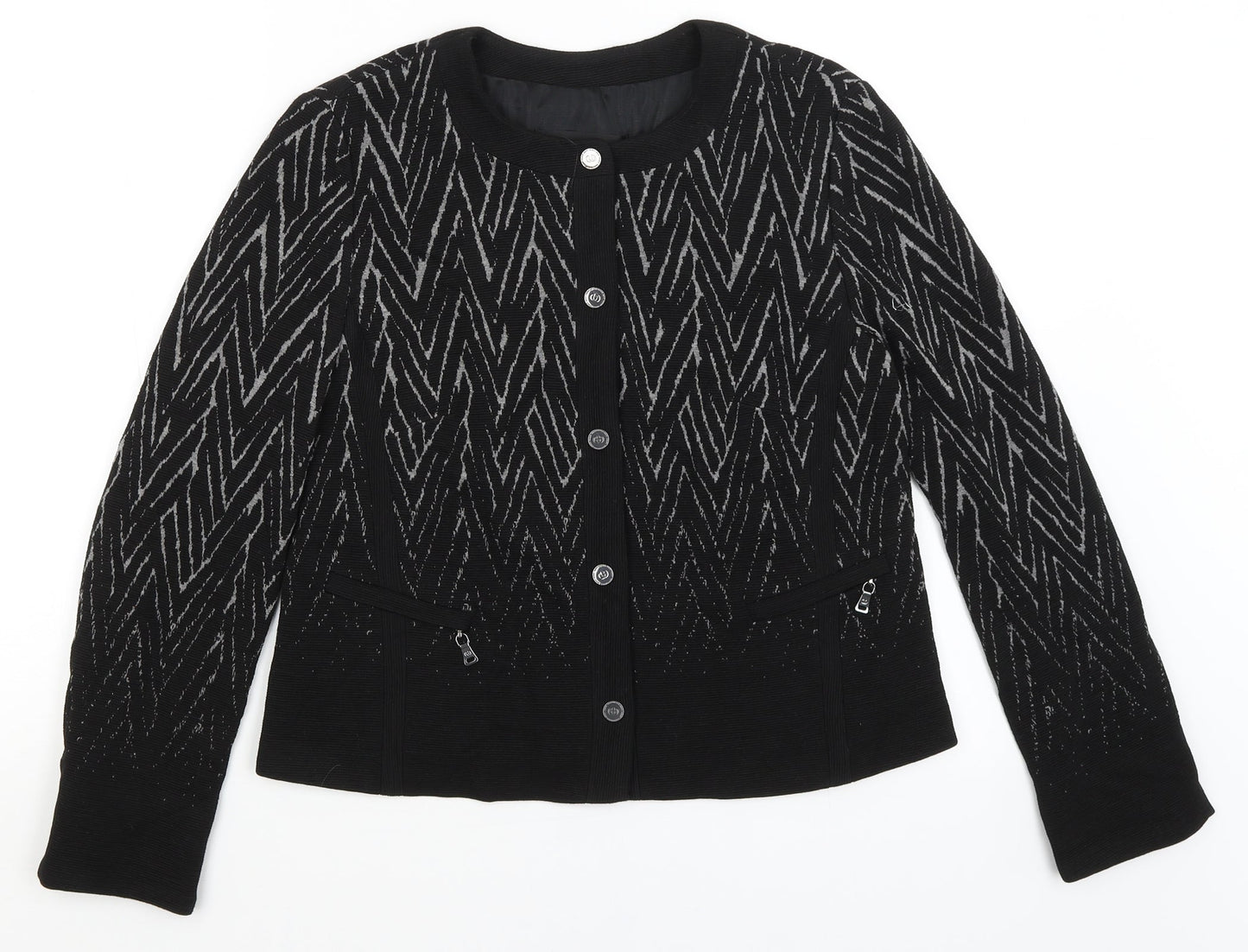 Gerry Weber Womens Black   Cardigan Jumper Size 14