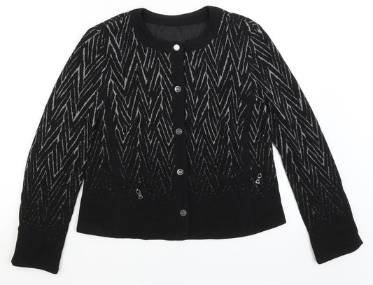 Gerry Weber Womens Black   Cardigan Jumper Size 14