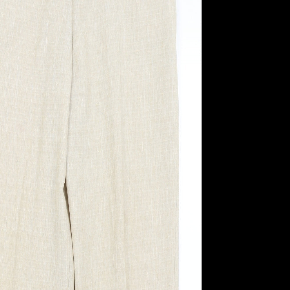 Preworn Womens Beige   Trousers  Size 14 L24 in