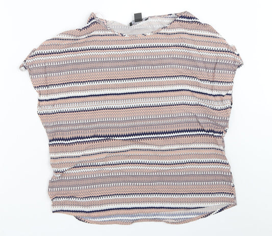 Primark Womens Beige   Basic Blouse Size 14