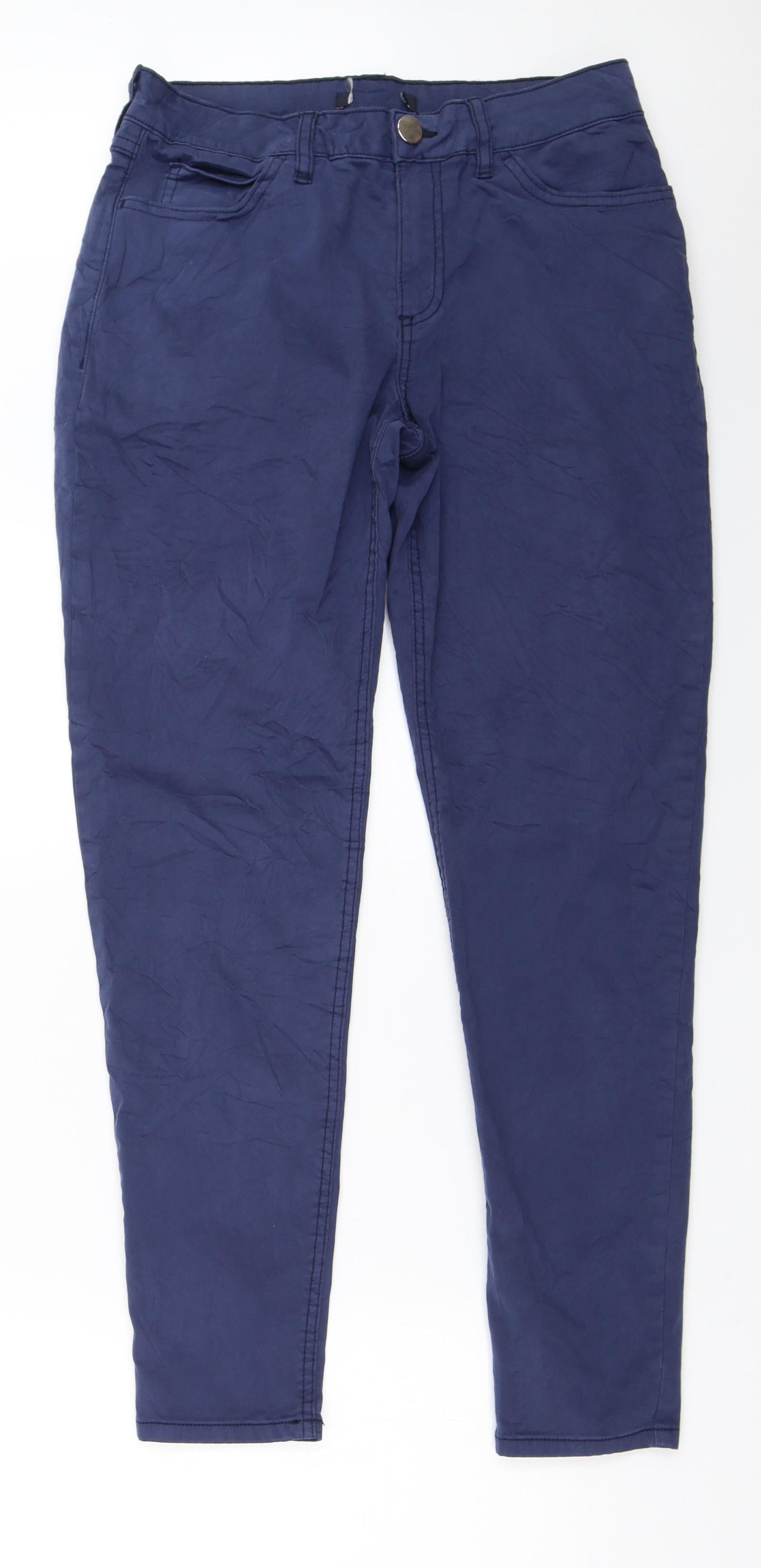 Womens UK Size 28 in Preworn Regular Fit Skinny Blue Jeans