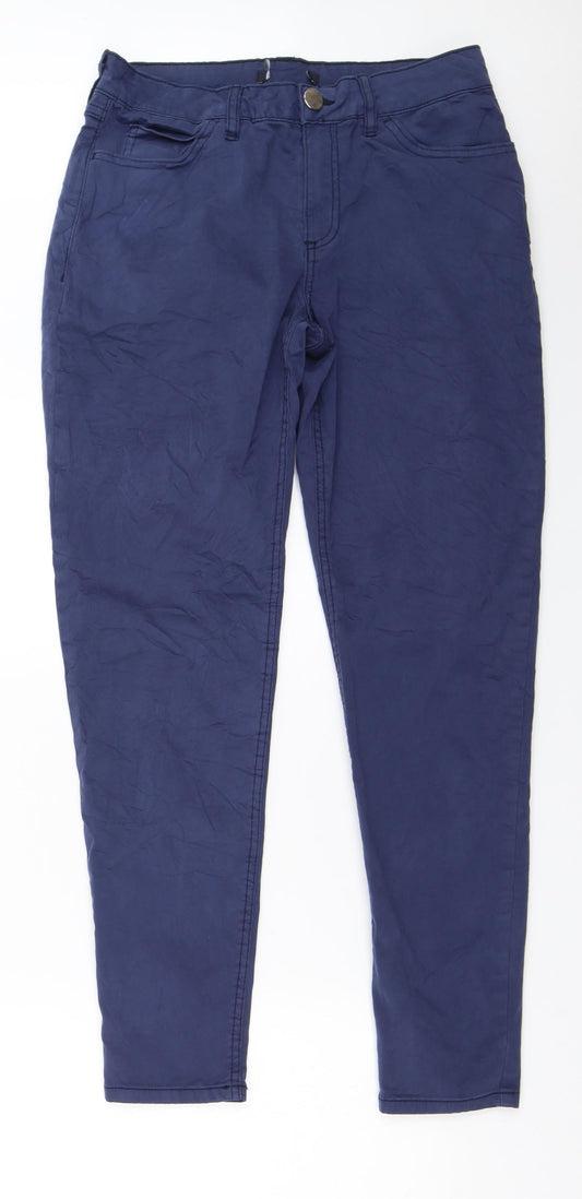 Womens UK Size 28 in Preworn Regular Fit Skinny Blue Jeans