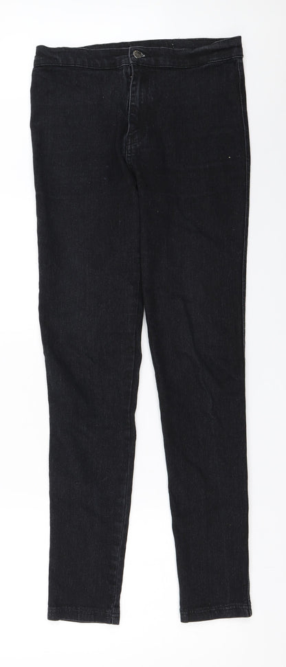 Rock & Rev Womens Black   Skinny Jeans Size 14 L30.5 in