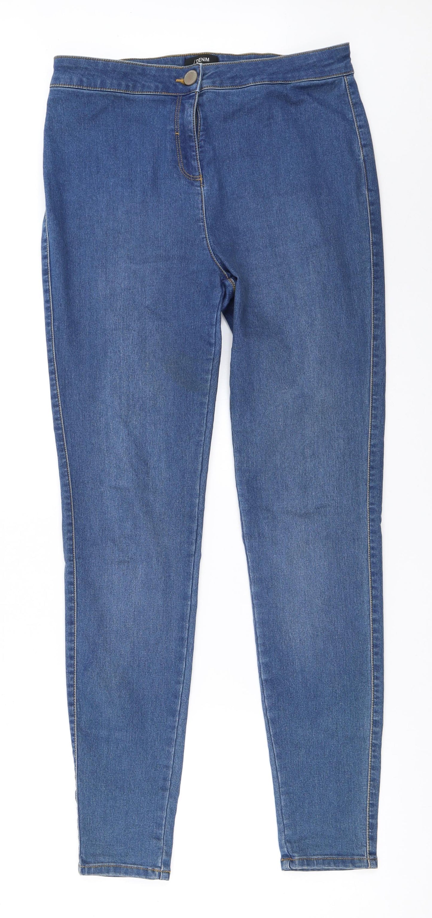 Matalan Womens Blue   Skinny Jeans Size 14 L30.5 in