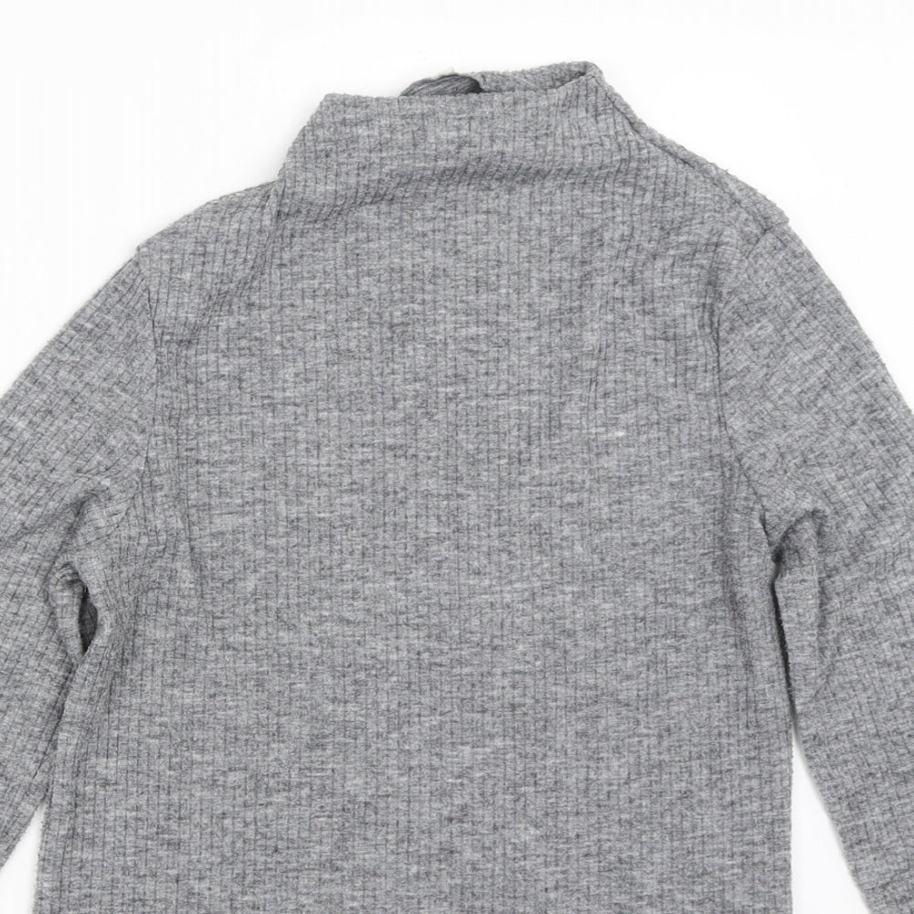 Womens UK Size 10 River Island Grey Pullover Jumper