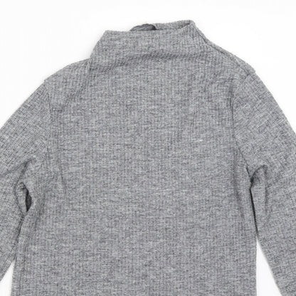 Womens UK Size 10 River Island Grey Pullover Jumper
