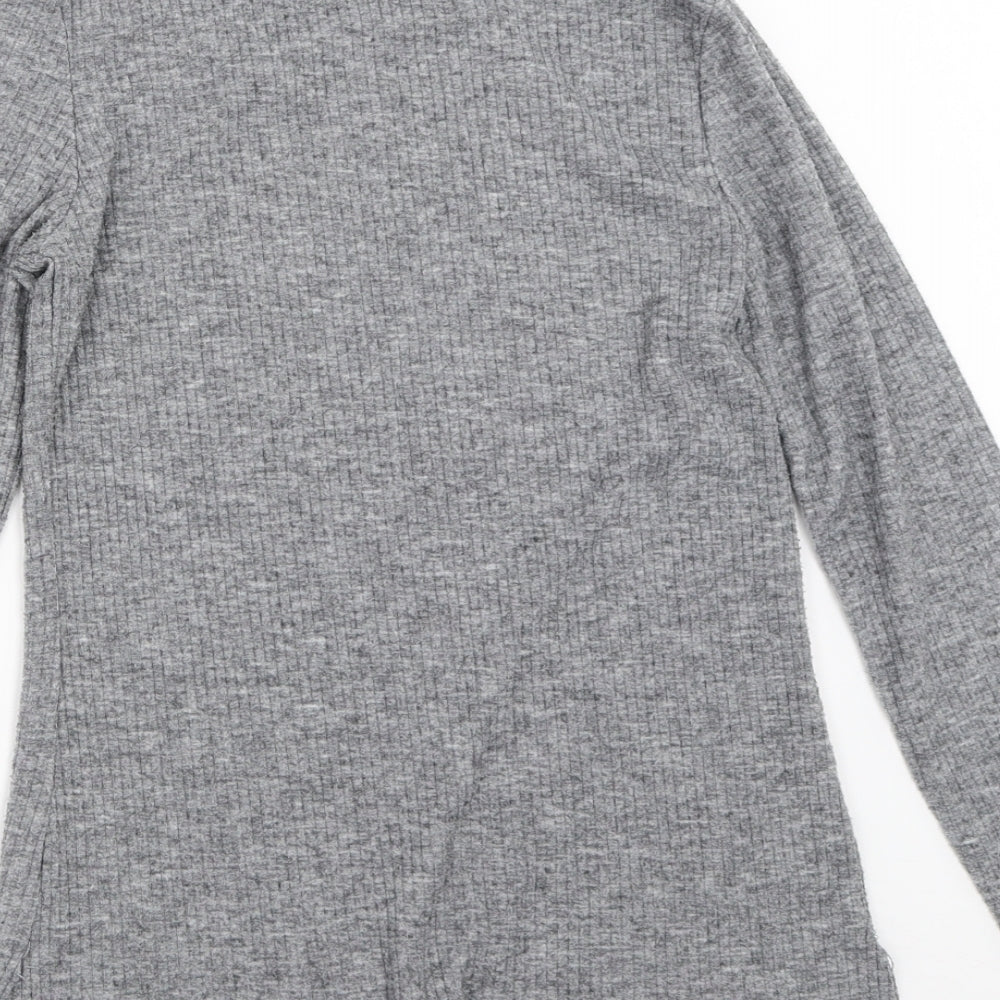 Womens UK Size 10 River Island Grey Pullover Jumper