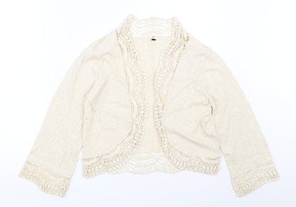 Womens UK Size 12 Atmosphere Ivory Cardigan Jumper