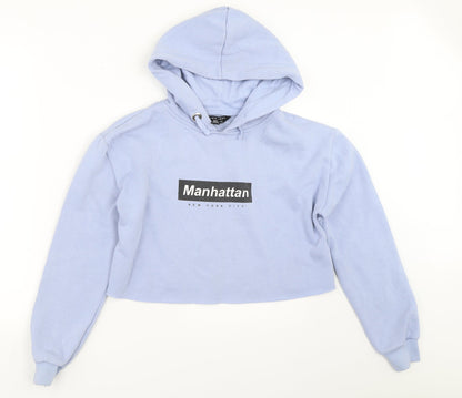 New Look Girls Blue   Pullover Hoodie Size 12-13 Years