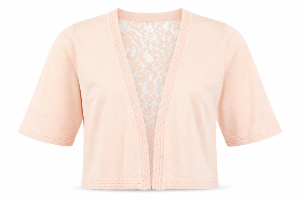 Womens UK Size M Mud Flower Pink Cardigan Jumper